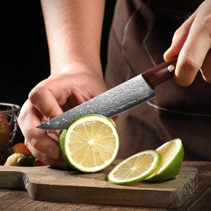 Damascus steel knife M9