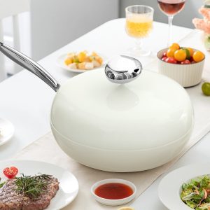 Pebble-coated wok U7